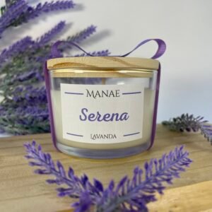Serena - Vela Aromática de Lavanda