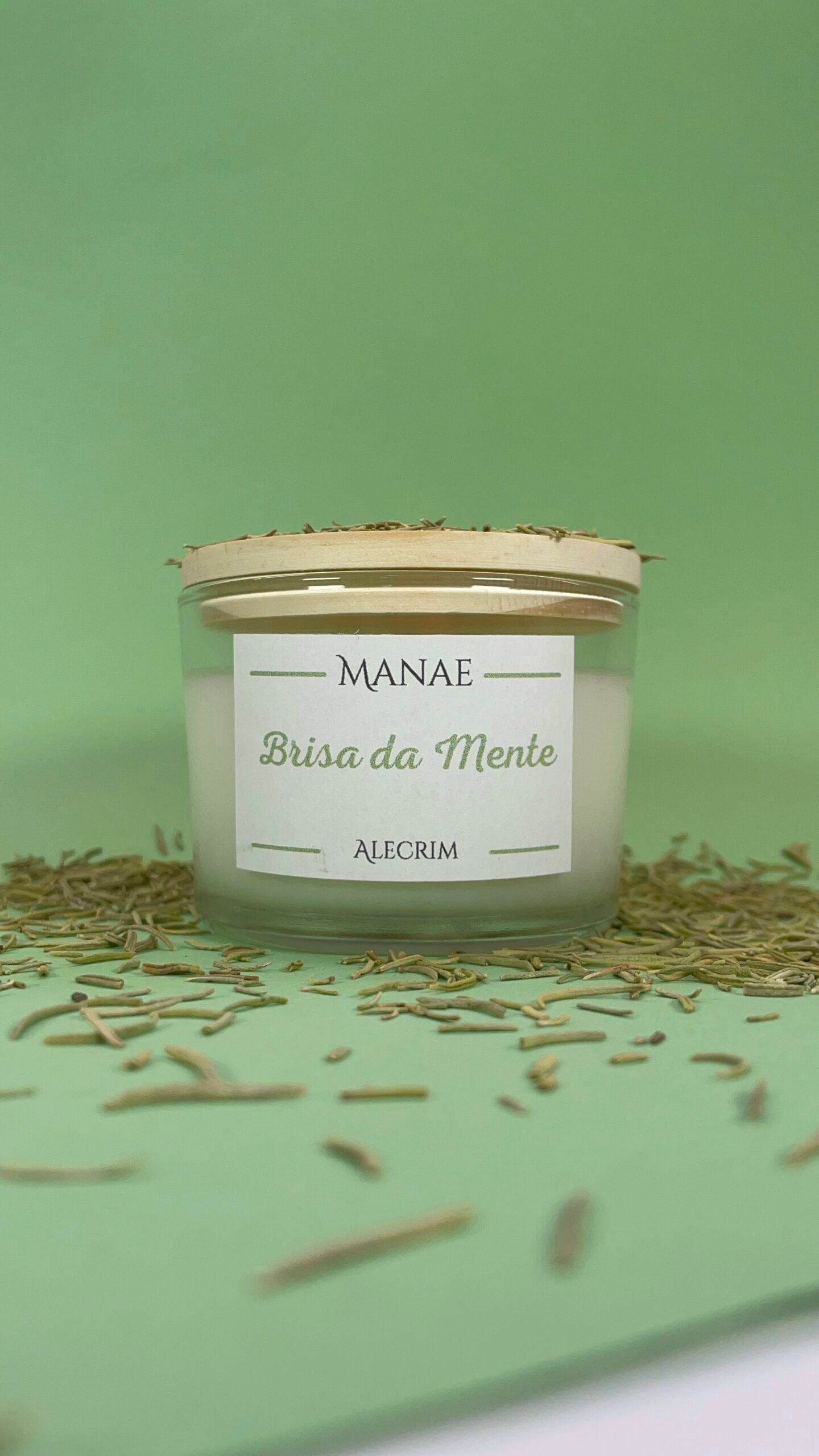 Brisa da Mente - Vela Aromática de Alecrim